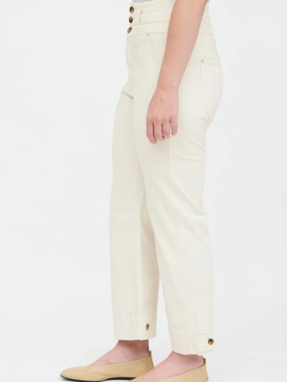 OLD MONEY VERONICA BEARD MARLEY WIDE LEG CONVERTIBLE LEG UTILITY PANT